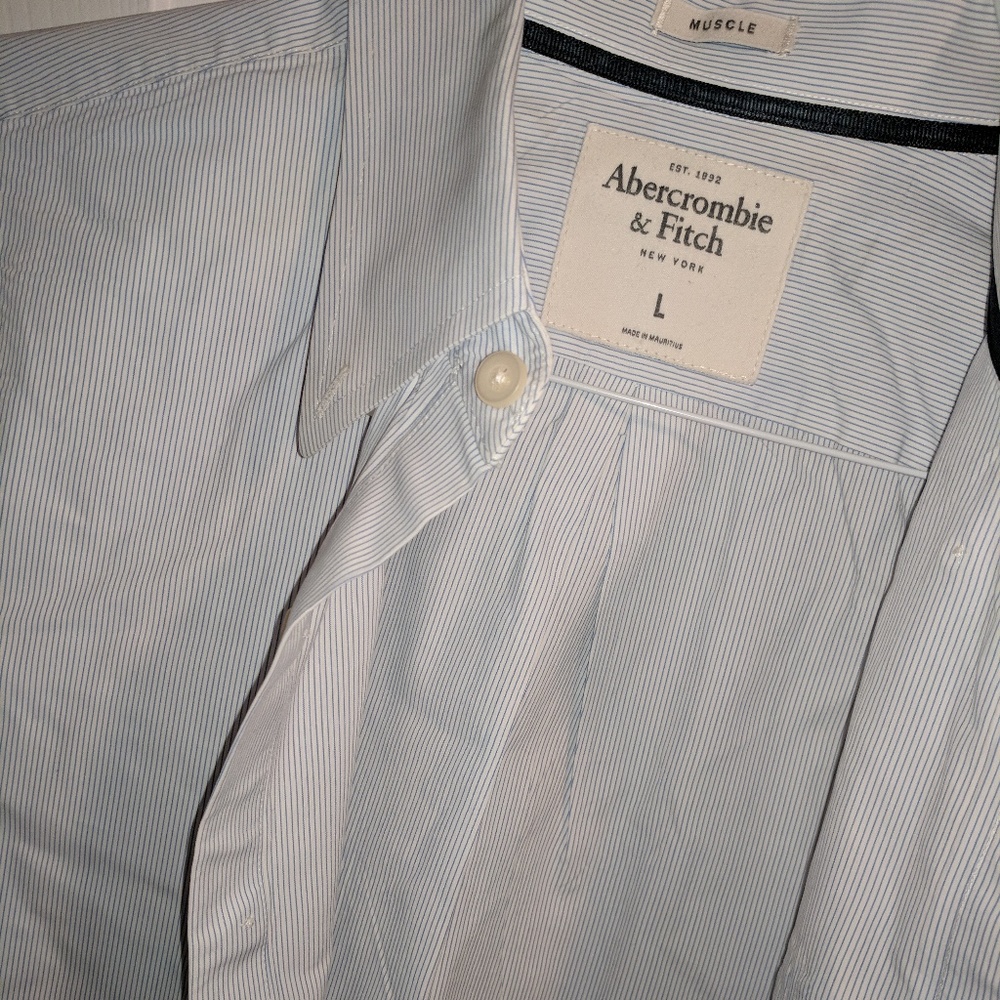 Abercrombie Oxford Muscle Fit Button Down Shirt